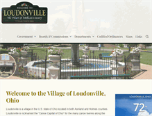 Tablet Screenshot of loudonville-oh.us